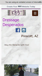 Mobile Screenshot of dressagedesperados.com